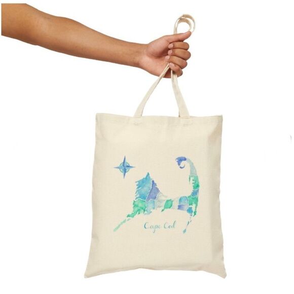 Cape Cod Watercolor Tote - Picture 4 of 8